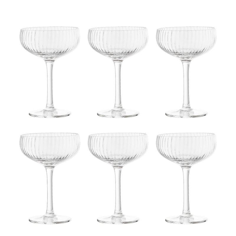 Bloomingville - Astrid Champagne Glass - Clear