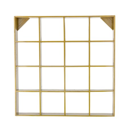 Bloomingville - Bekka Shelf - Yellow - Reclaimed Wood