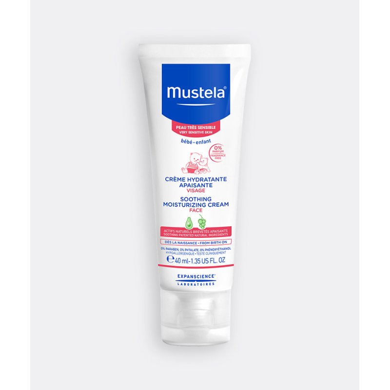 Mustela Bb Soothing Moisturizing Face Cream 40ml For Very Sensitive Skin