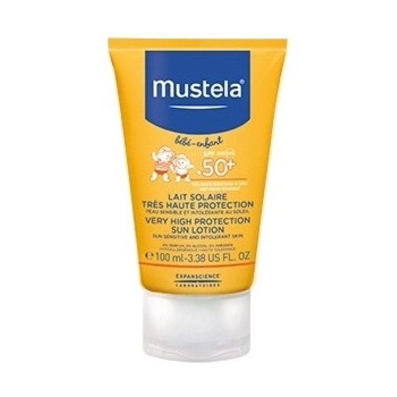 Mustela Lait Solaire Très Haute Protection - SPF 50 100ml