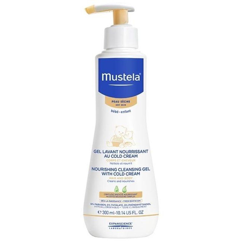 Mustela Nourishing Washing Gel with Cold Cream and Bee Wax 300ml