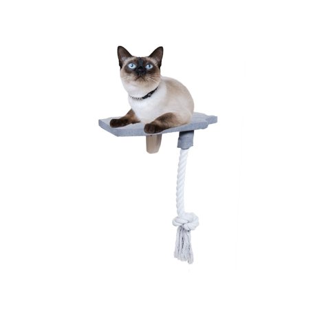 AFP - Skywalk Step In Platform - Wall-mounted cat furniture with rope