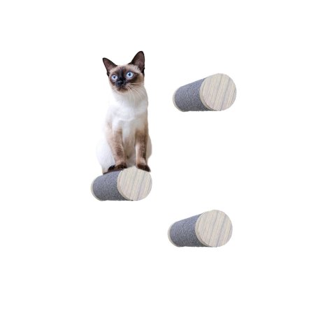 AFP - Skywalk Medium Step Post Playground - Wall-mounted steps with sisal rope