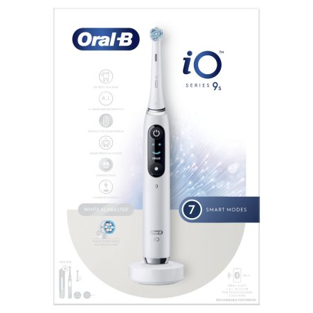 Oral-B iO 9S Adulte Brosse à dents rotative oscillante Blanc