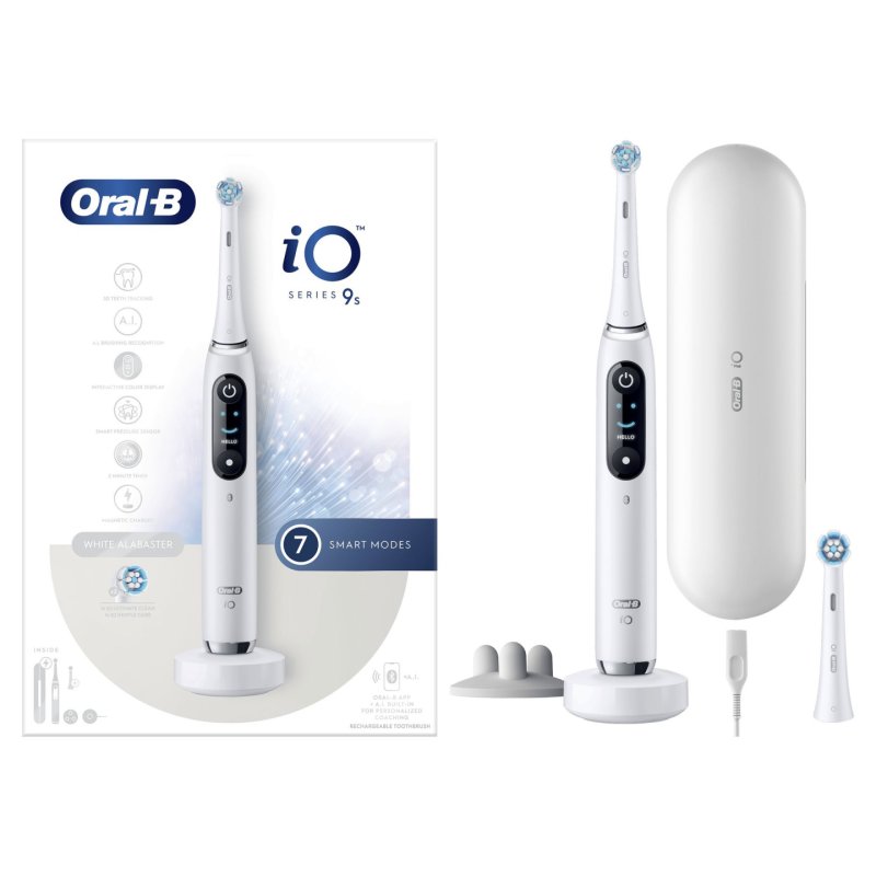 Oral-B iO 9S Adult Rotating-oscillating toothbrush White