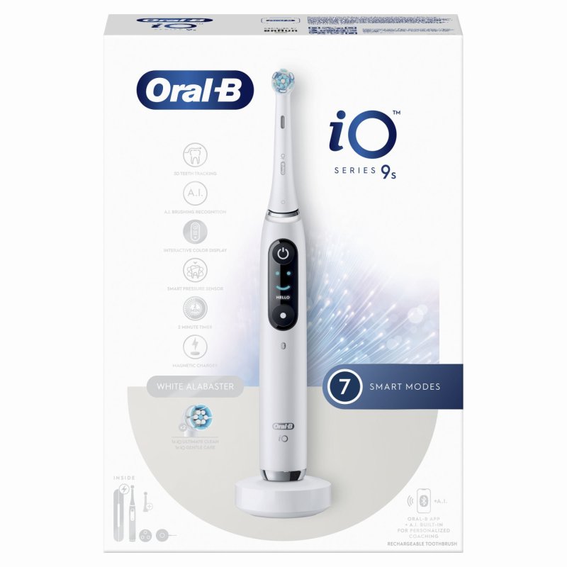 Oral-B iO 9S Adult Rotating-oscillating toothbrush White