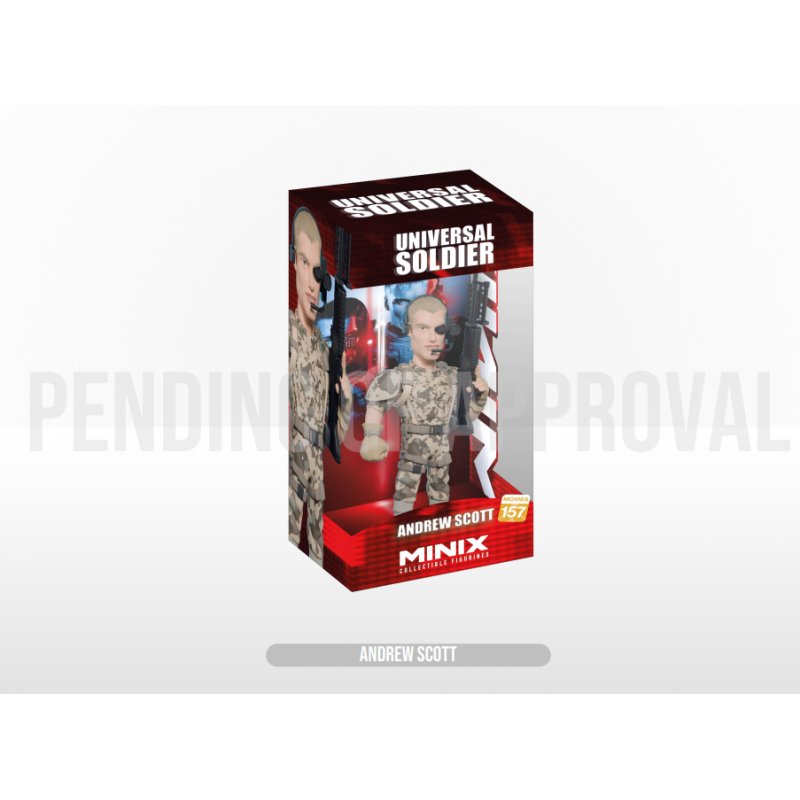 UNIVERSAL SOLDIER - Andrew Scott - Figurine Minix 12cm