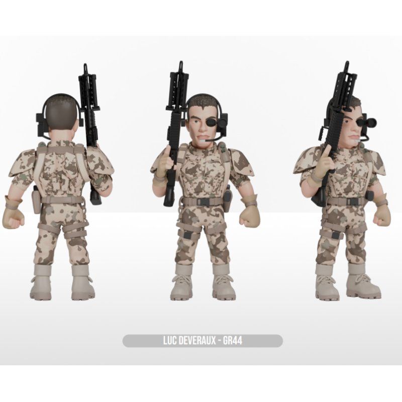 UNIVERSAL SOLDIER - Luc Deveraux - Figurine Minix 12cm