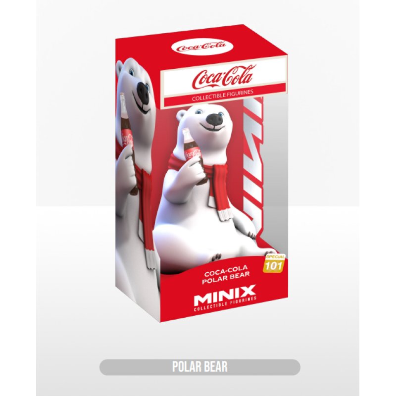 Minix - Special Character 102 - Coca-Cola - Ours Polaire (S5) Statue 12cm