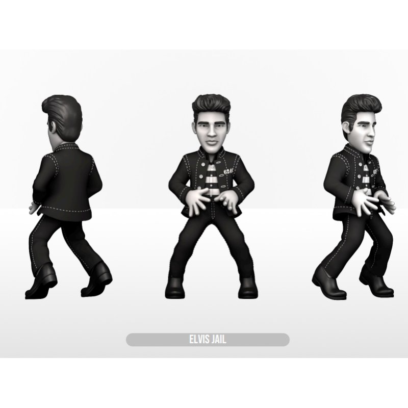 ELVIS - Jailhouse - Figurine Minix 12cm