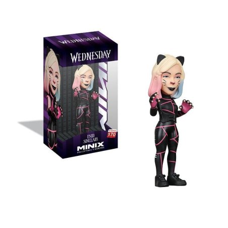 Minix - TV Series 169 - Mercredi - Figurine de Enid Sinclair en costume de chat 12cm