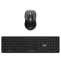 PORT DESIGNS Pack Keyboard Mouse (UK)