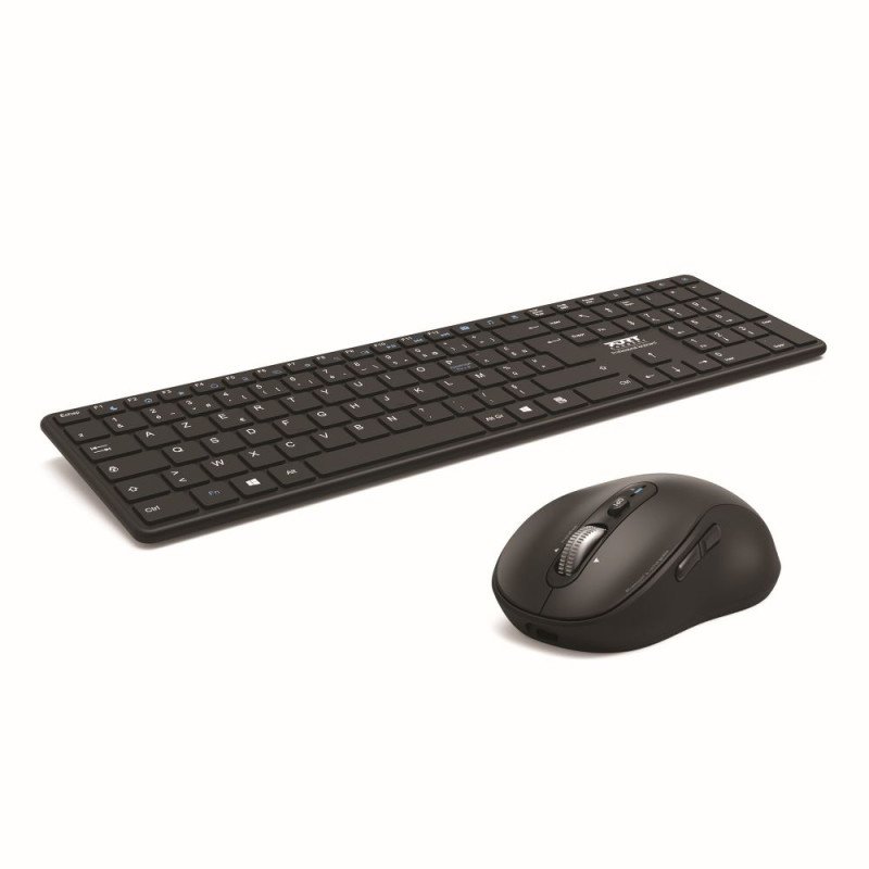 Port Designs 900907RUK keyboard Mouse included Home Bluetooth UK English Black