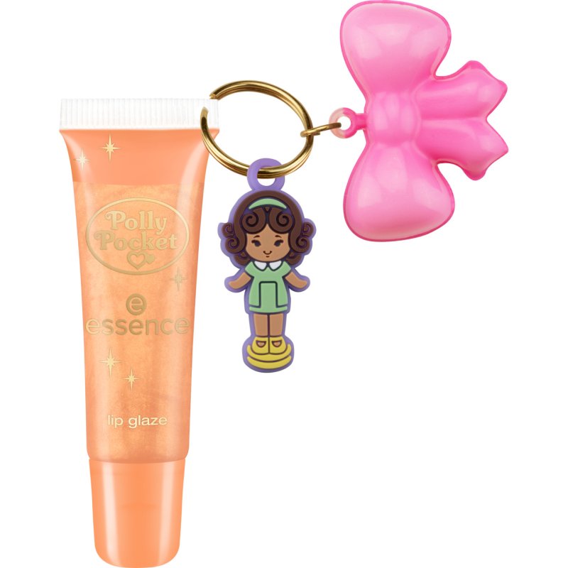 Essence Polly Pocket Lip Glaze Lip Gloss No. 02 Orange with Oils