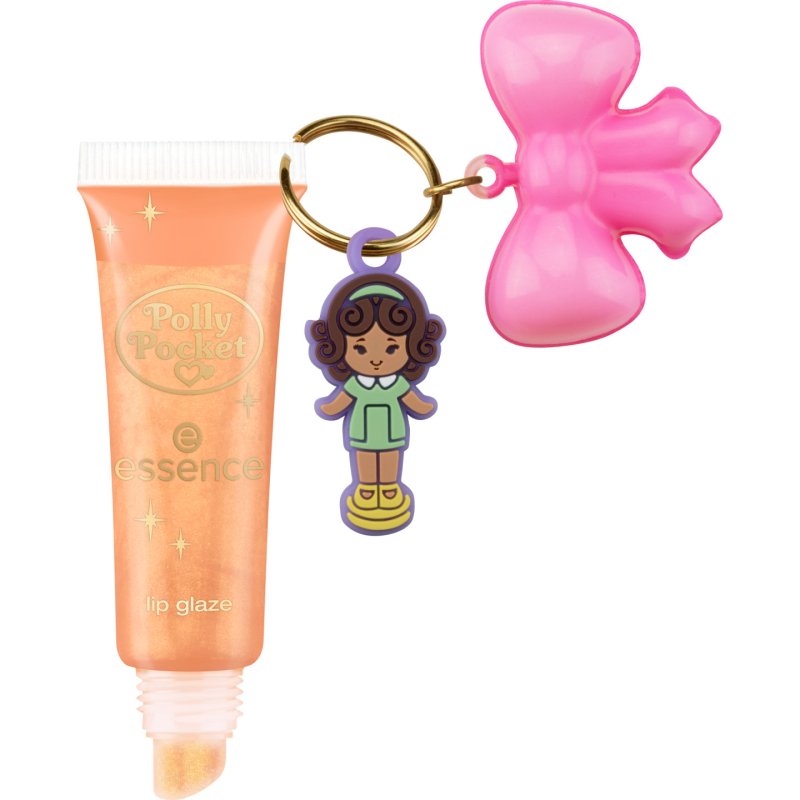 Essence Polly Pocket Lip Glaze Lip Gloss No. 02 Orange with Oils