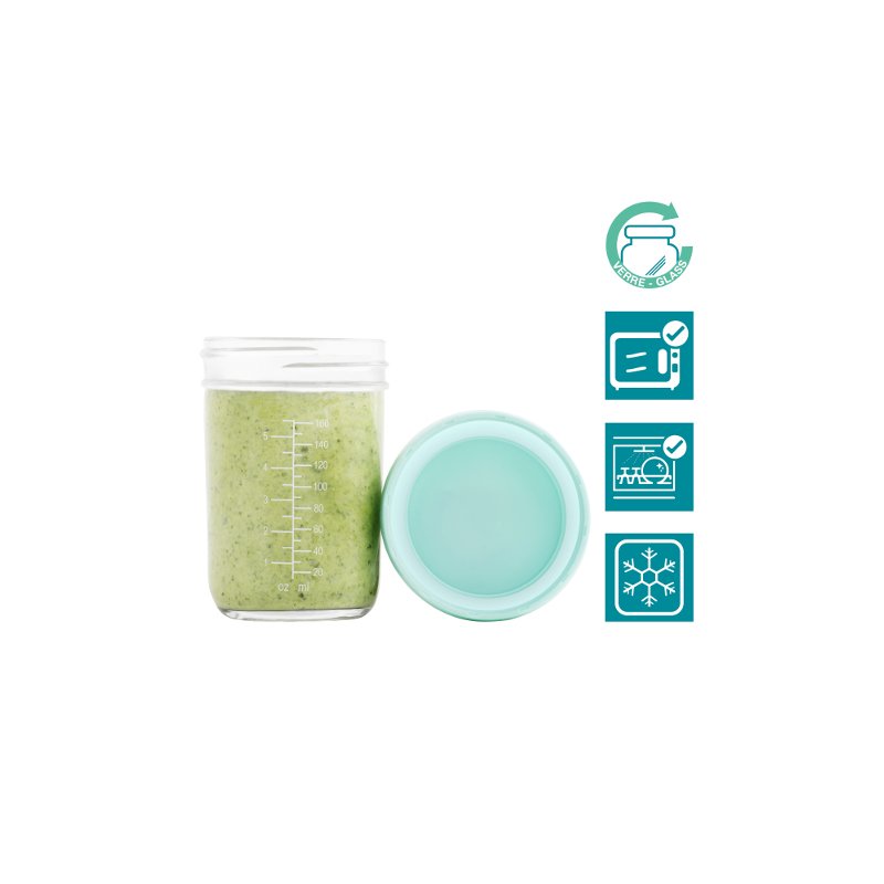 BabyMoov Glass Babybols Food Storage Multiset Transparent