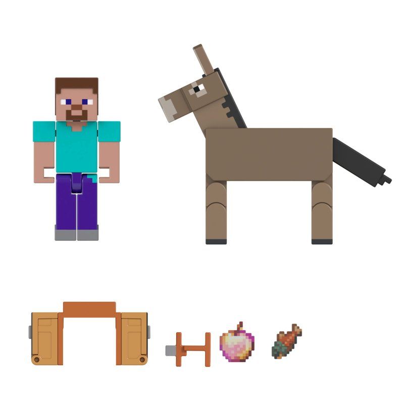 STOCKINK1-Minecraft – Coffret Steve et l’ne