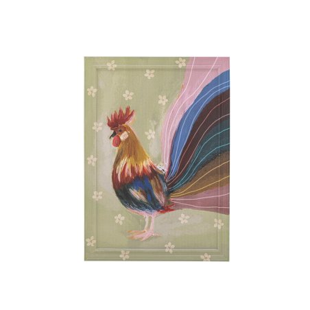 Bloomingville - Hanaia Illustration w/ Frame - Green - Firwood