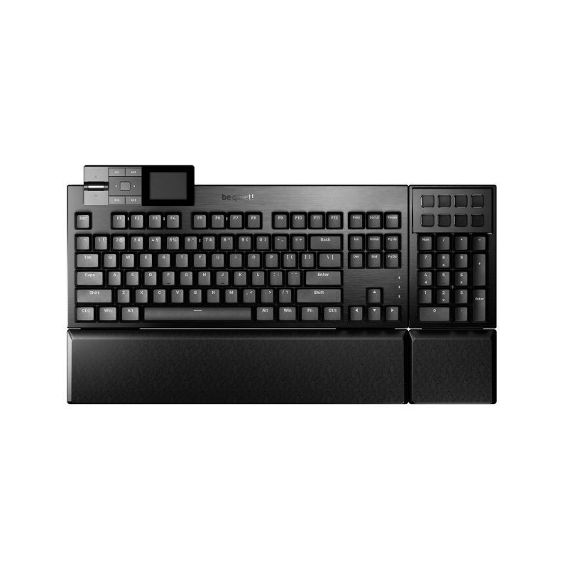 be quiet! Dark Mount Silent Tactile US ANSI clavier Gaming USB QWERTY Anglais américain Noir