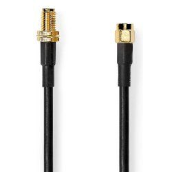 Nedis CSGL02400BK50 câble coaxial 5 m SMA Noir