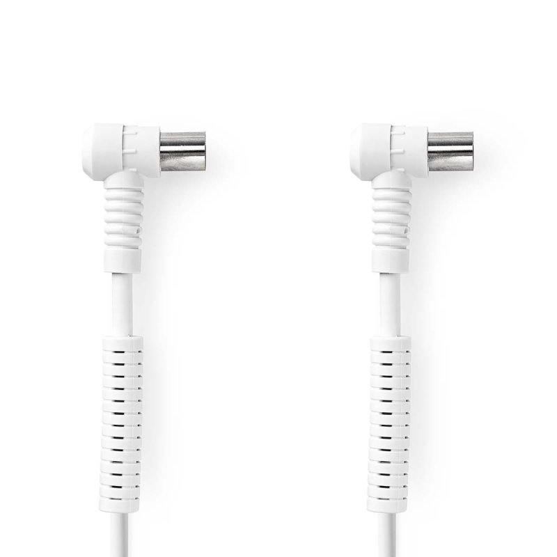 Nedis Koaxial Kabel | IEC (Coax) Stecker | IEC (Coax) Buchse Vernickelt | 120 dB | 75 Ohm | 4-fach geschirmt | 10.0 m |