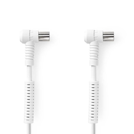 Nedis CSGL40120WT100 câble coaxial 10 m IEC Blanc