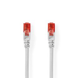 Nedis CAT6-Netzwerkkabel - RJ45 Stecker | 3.00 m | weiß U/UTP | Rund | PVC | Label