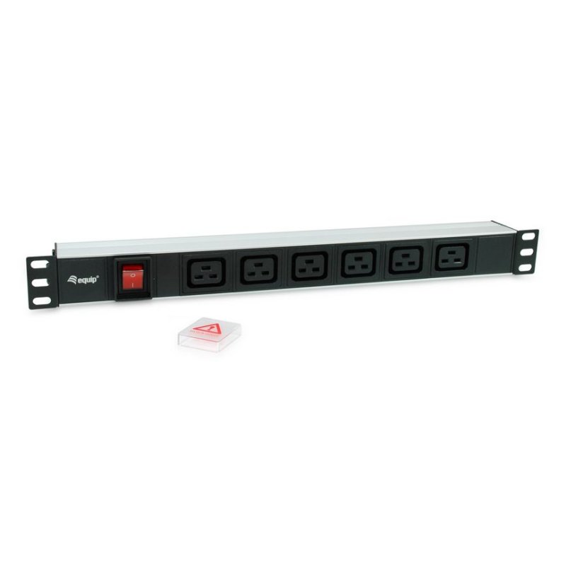 Equip 333319 power distribution unit (PDU) 6 AC outlet(s) 1U Black
