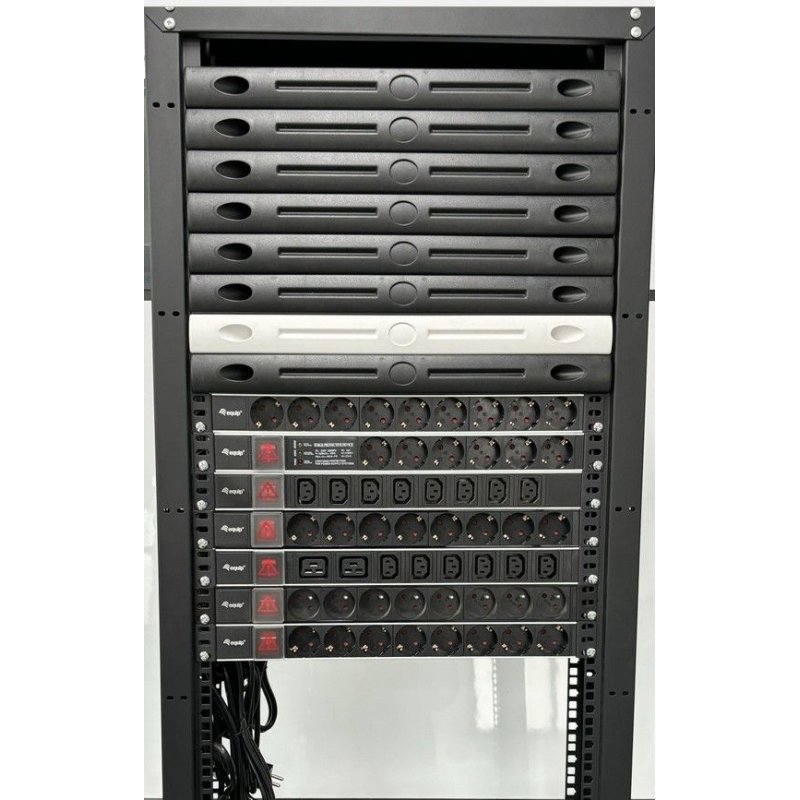 Equip 333319 power distribution unit (PDU) 6 AC outlet(s) 1U Black