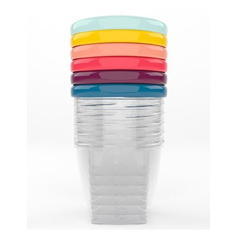 BabyMoov Babybowls 8.45oz Bol 0,25 L Multicolore, Transparent