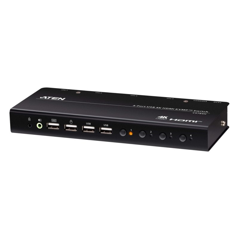 ATEN CS784H 4-Port USB 4K HDMI KVMP™ Switch