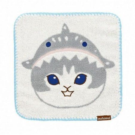 MOFUSAND - Chaton-Nyan Requin - Mini Serviette 25x25cm