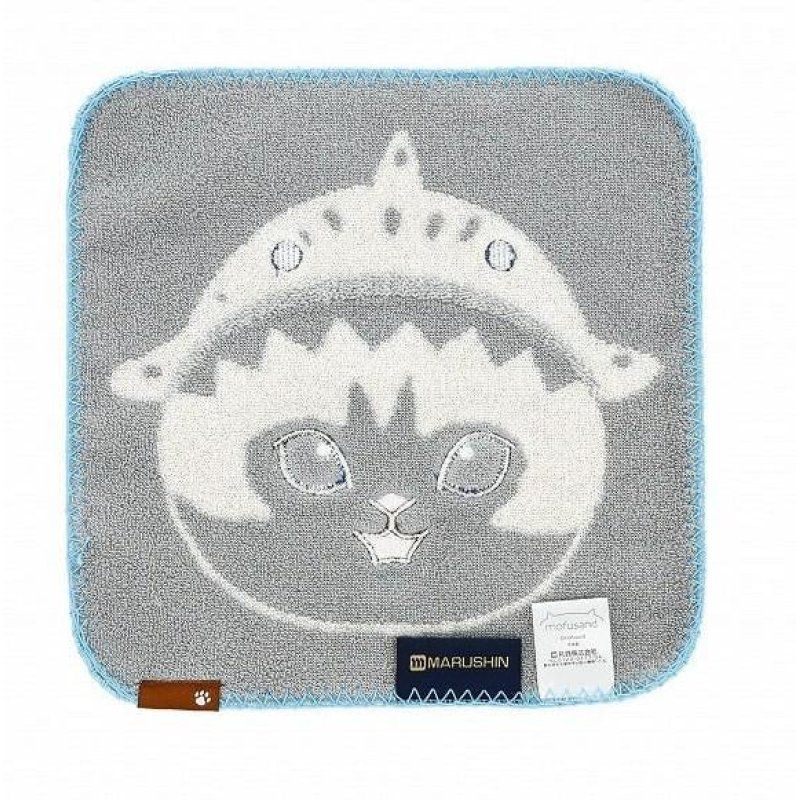 MOFUSAND - Chaton-Nyan Requin - Mini Serviette 25x25cm