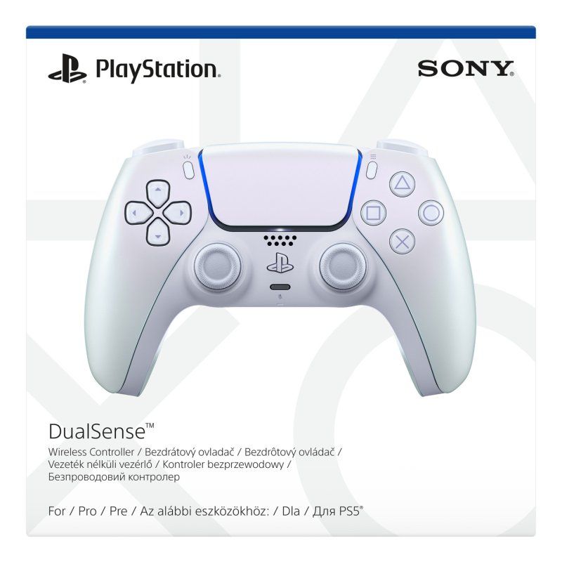 Sony DualSense Chrome, Pearl Bluetooth/USB Gamepad Analogue / Digital PlayStation 5