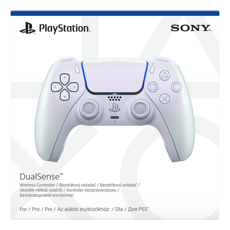 Sony DualSense Chrome, Perle Bluetooth/USB Manette de jeu Analogique/Numérique PlayStation 5