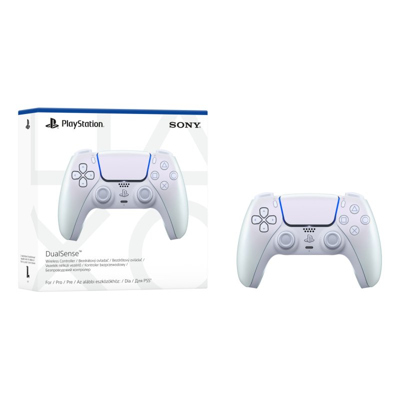 Sony DualSense Chrome, Perle Bluetooth/USB Manette de jeu Analogique/Numérique PlayStation 5