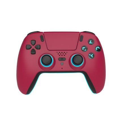 Trade Invaders - Wireless Bluetooth Controller for PS5- LED - Cherry Red