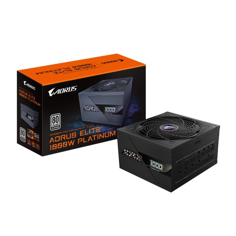 GIGABYTE AORUS ELITE P1000W unité d'alimentation d'énergie 1000 W 20 4 pin ATX ATX Noir