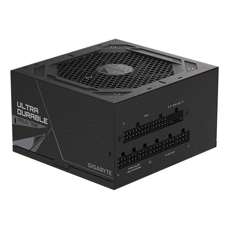 GIGABYTE UD750GM PG5 V2 Power Supply Unit- PCIe Gen 5.1, 80 PLUS Gold, Fully Modular Design, 120mm Fan, ATX 3.1