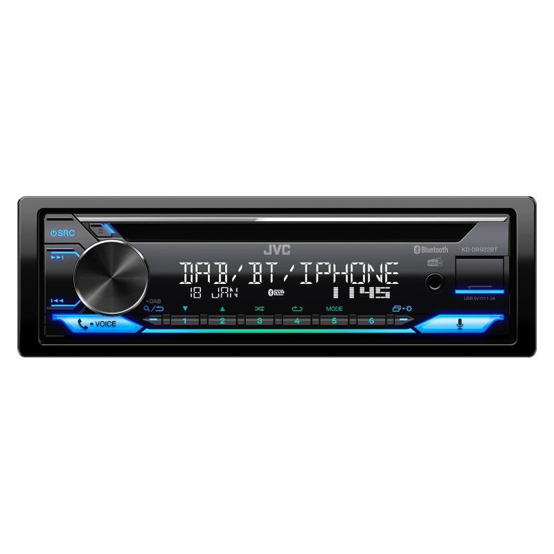JVC KD-DB922BT Black 200 W Bluetooth