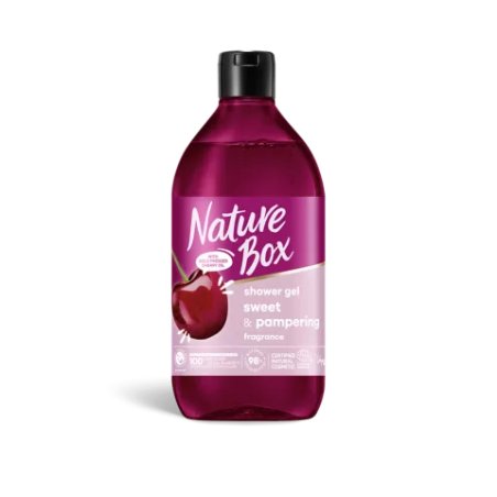 Nature Box 9000101708622 gel douche et nettoyant pour le corps 385 ml Femmes Cerise (fruit)