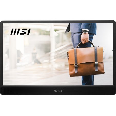 MSI PRO MP161 E2U téléviseur et moniteur portables Moniteur portable Noir 39,6 cm (15.6") LED 1920 x 1080 pixels