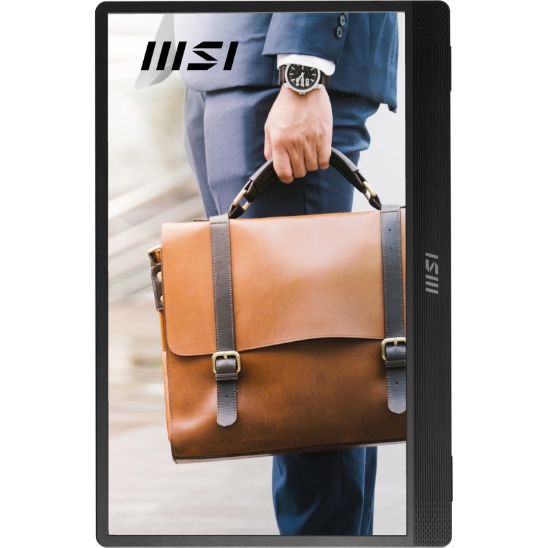 MSI PRO MP161 E2U portable TV/monitor Portable monitor Black 39.6 cm (15.6") LED 1920 x 1080 pixels