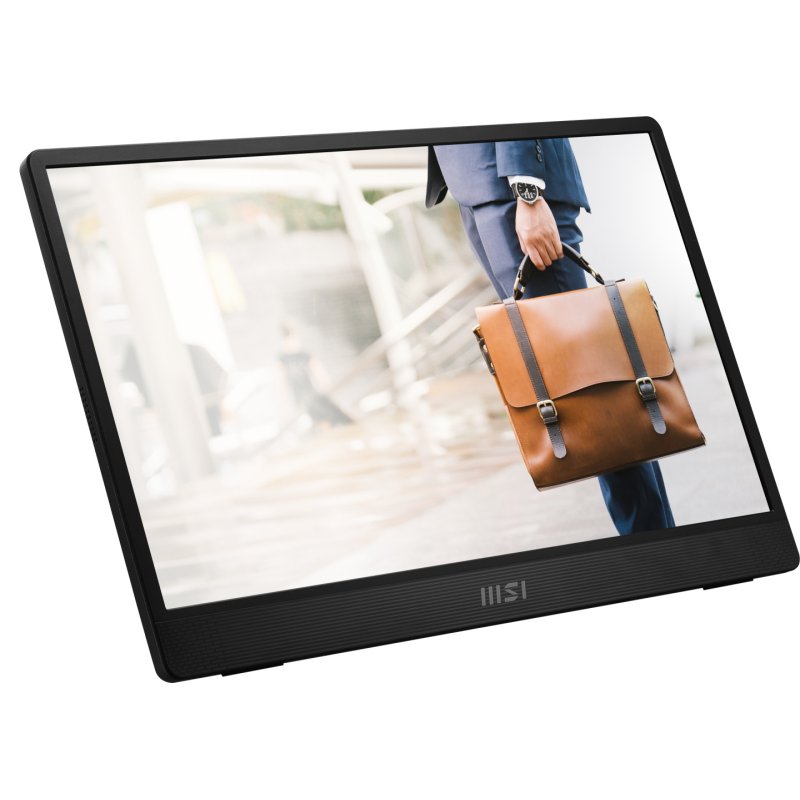 MSI PRO MP161 E2U portable TV/monitor Portable monitor Black 39.6 cm (15.6") LED 1920 x 1080 pixels
