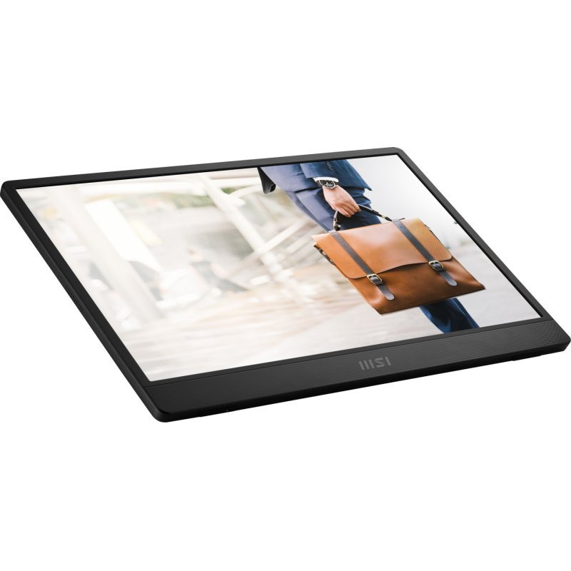 MSI PRO MP161 E2U téléviseur et moniteur portables Moniteur portable Noir 39,6 cm (15.6") LED 1920 x 1080 pixels