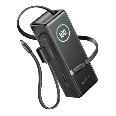 ECOFLOW RAPID 25K Build-in cable - Powerbank Black