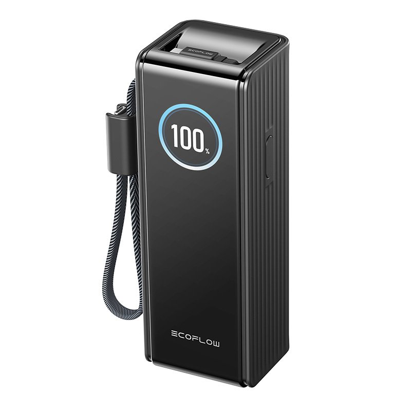 ECOFLOW RAPID 25K Build-in cable - Powerbank Black