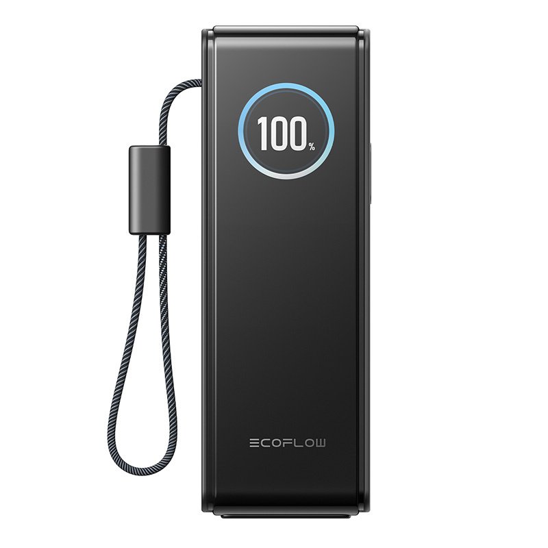 ECOFLOW RAPID 25K Build-in cable - Powerbank Black