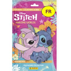 DISNEY - Stitch - Panini Photo Cards (1 col 3 poch ) - FR
