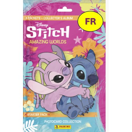 DISNEY - Stitch - Panini Photo Cards (1 col 3 poch ) - FR